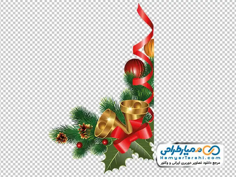 تصویر png تزئینات کریسمس دانلود دوربری تزئینات کریسمس