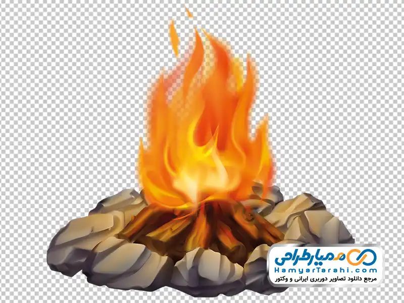 تصویر وکتوری هیزم روشن با فرمت png عکس وکتوری هیزم روشن