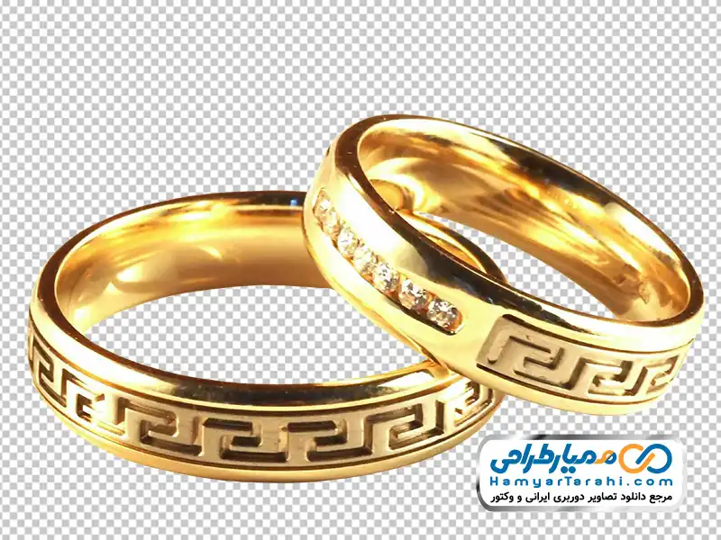 دانلود دوربری حلقه ازدواج تصویر png ست حلقه ازدواج