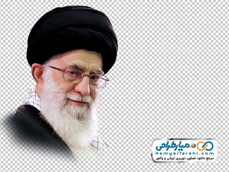 تصویر نقاشی مقام معظم رهبری تصویر دوربری سید علی خامنه ای