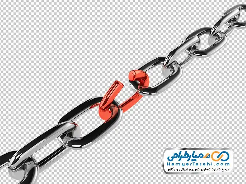 تصویر دوربری شده زنجیر تصویر png زنجیر با دانه های درشت