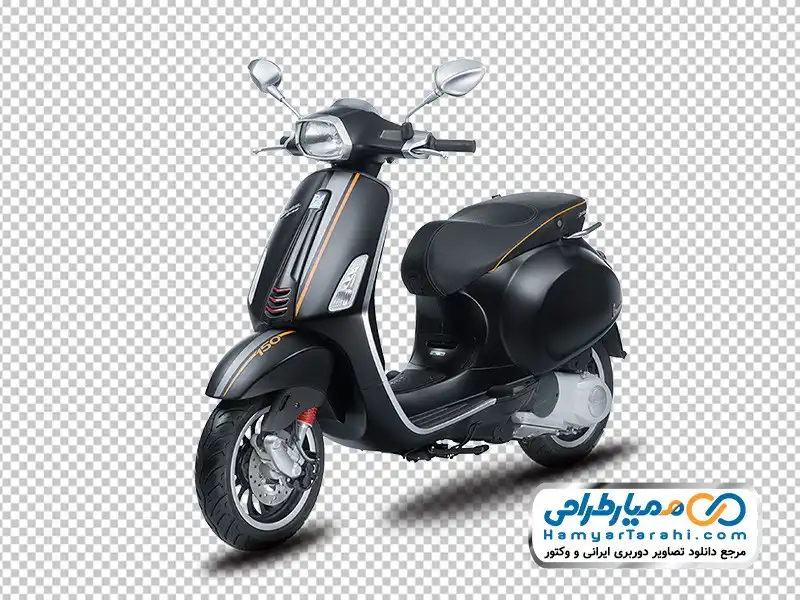تصویر png موتور vespa عکس دوربری موتور vespa