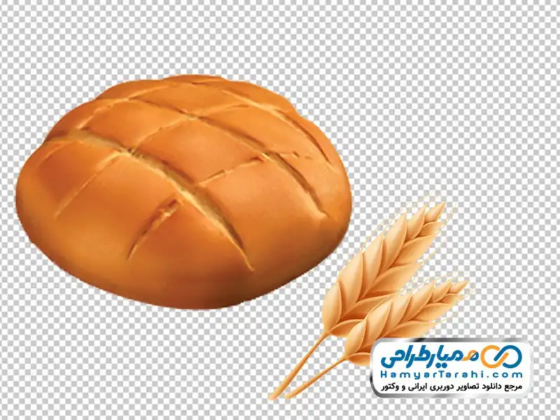 عکس با کیفیت نان گندم تصویر png نان گندم