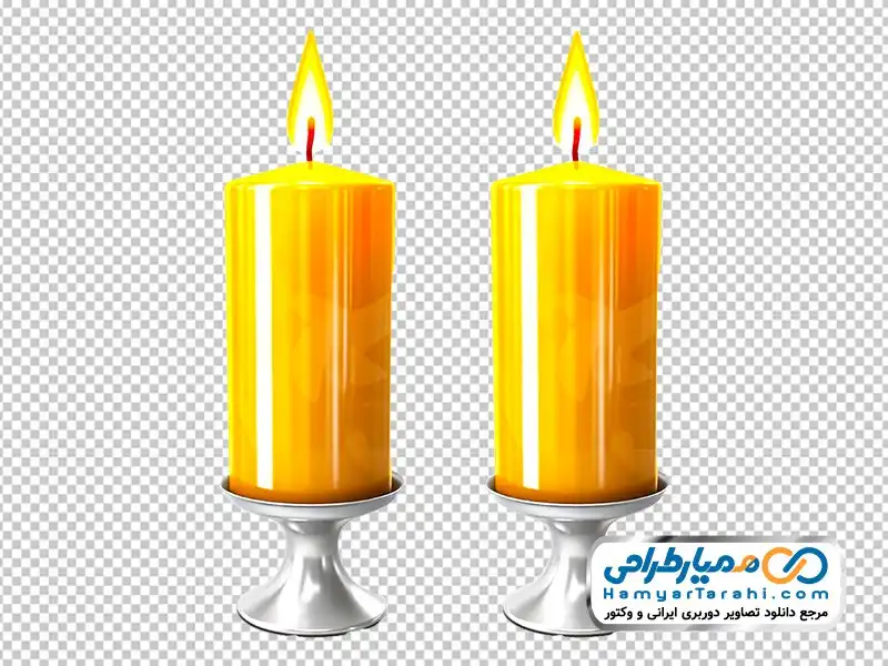 دوربری شمع های روشن فایل png شمع های روشن