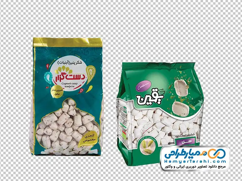 تصویر دوربری بسته شکر پنیر دانلود تصویر png بسته شکر پنیر