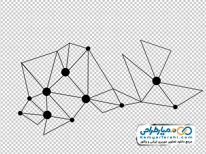 تصویر با کیفیت اشکال هندس با خطوط و نقطه دانلود عکس با کیفیت اشکال هندس با خطوط و نقطه