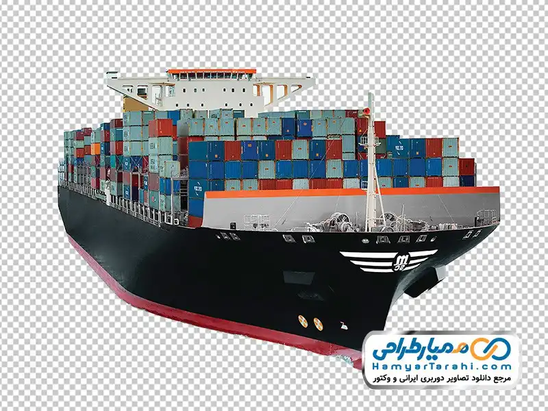 تصویر دوربری کشتی باری عکس با کیفیت کشتی باری