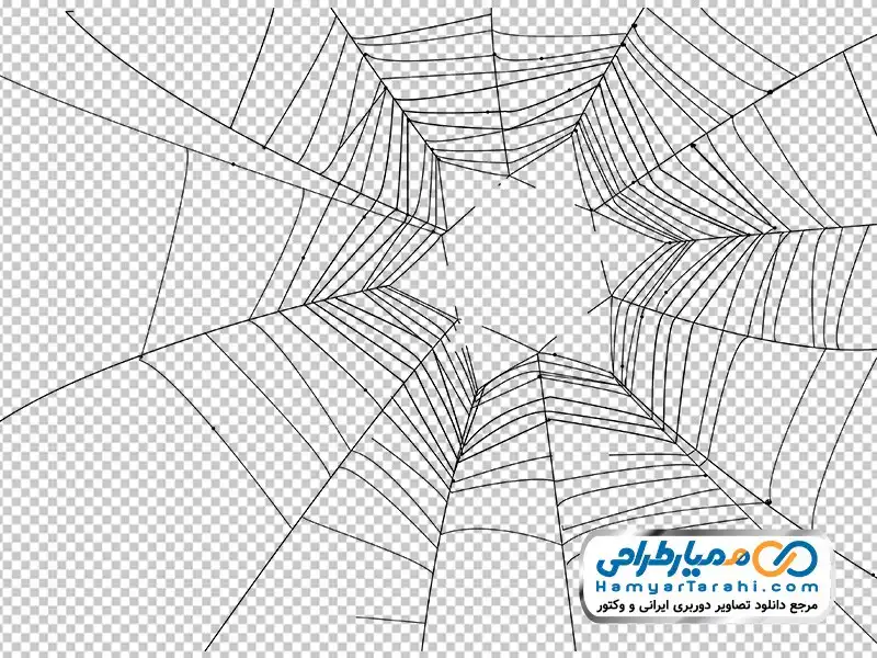 تصویر png تار عنکبوت با طرح ستاره داوود عکس وکتوری تار عنکبوت با طرح ستاره داوود