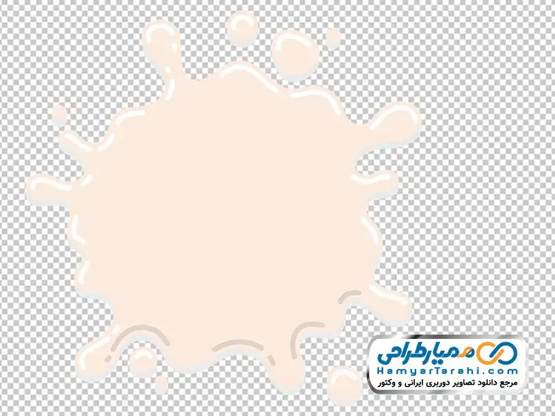 دوربری با کیفیت لکه شیر تصویر دوربری لکه شیر