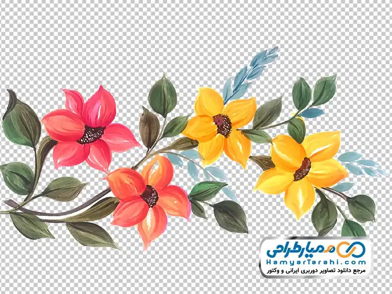 فایل دوربری کادر گل دانلود عکس کادر گل