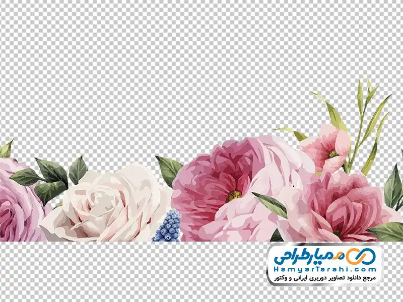 دوربری تصویر وکتوری گل دانلود تصویر وکتوری گل