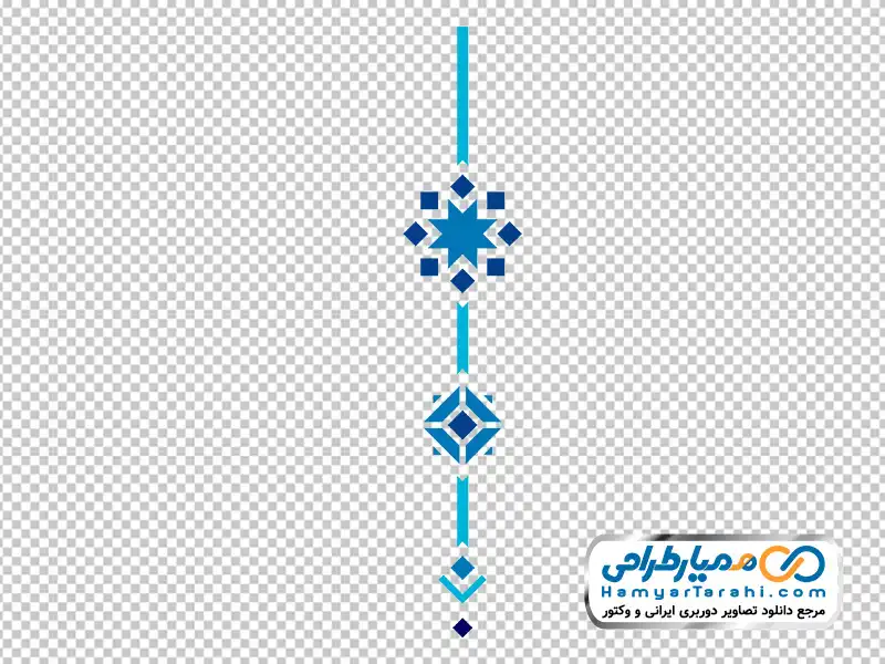 عکس png جدا کننده عمودی با نقوش سنتی دانلود تصویر وکتوری جدا کننده عمودی با نقوش سنتی