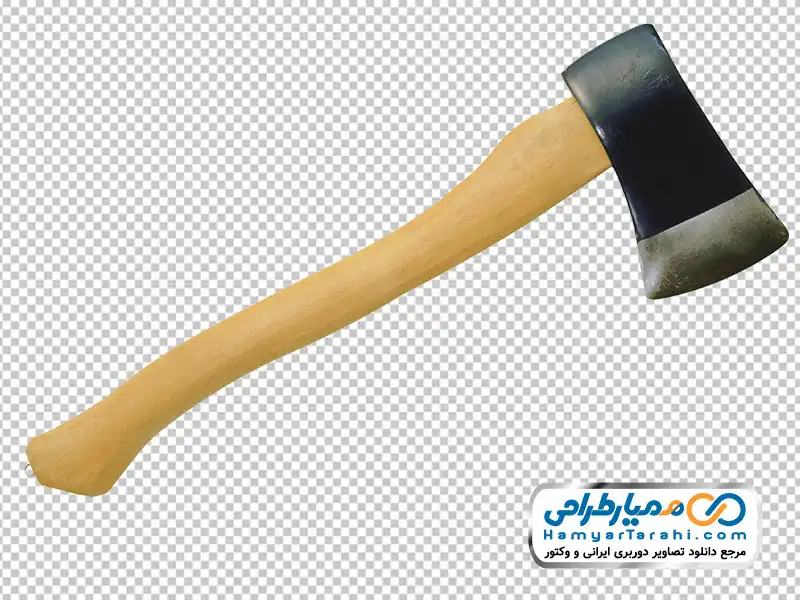 دانلود عکس با کیفیت تبر با دسته چوبی عکس png تبر با دسته چوبی