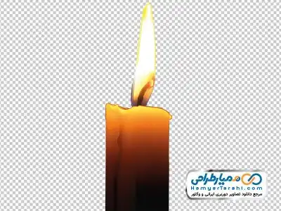 تصویر برش خورده شمع