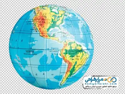 دانلود تصویر با کیفیت کره زمین