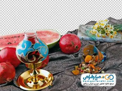 فایل دوربری سفره سنتی شب چله