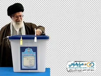 دوربری مقام معظم رهبری پای صندوق رای