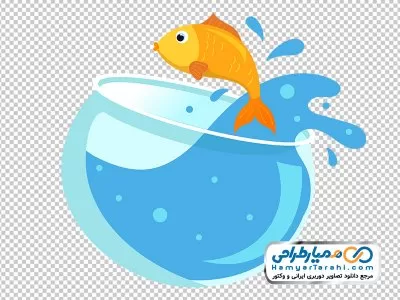 تصویر وکتوری تنگ ماهی قرمز