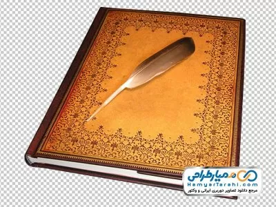 تصویر با کیفیت دفتر یادداشت و قلم