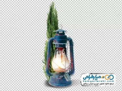 تصویر png فانوس و پلاک اسم رزمنده