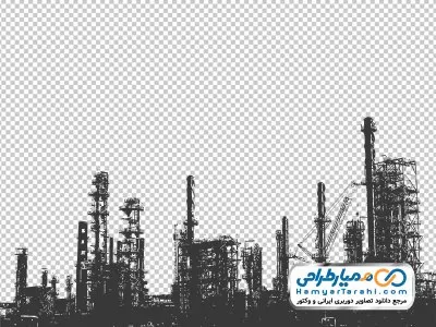 تصویر وکتوری دکل نفتی