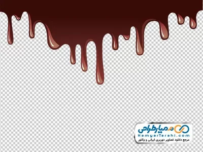 تصویر png شکلات آب شده