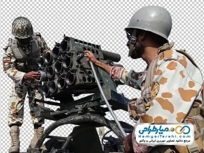 تصویر png سربازان ارتش در حال رزمایش