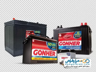 دانلود تصویر با کیفیت باتری خودرو