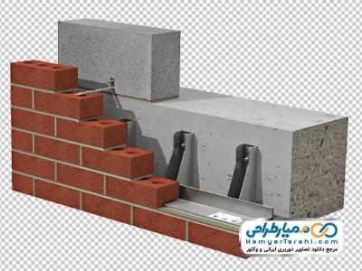 دانلود تصویر png دیوار آجری و بتنی