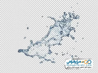 تصویر png پاشش آب
