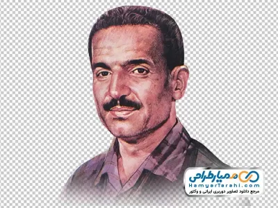 عکس png شهید رجایی