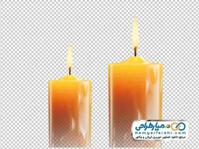عکس png شمع در حال آب شدن
