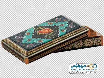 دانلود تصویر png جعبه خاتم کاری