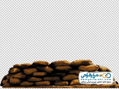 تصویر باکیفیت کیسه شن سنگر