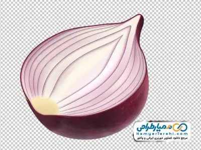 تصویر png پیاز برش خورده