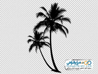 دانلود تصویر وکتوری درخت نخل
