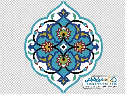 دانلود تصویر png کاشیکاری