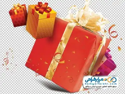 تصویر دوربری جعبه کادو