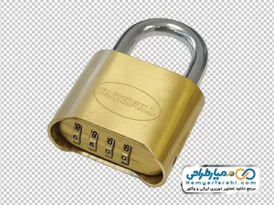 تصویر با کیفیت قفل کد دار