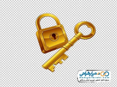 دانلود تصویر وکتوری قفل و کلید