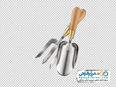 دانلود تصویر با کیفیت بیلچه و چنگک