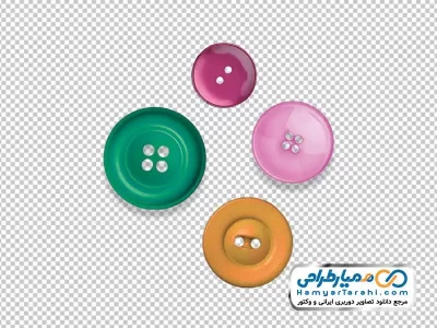 تصویر با کیفیت دکمه رنگی