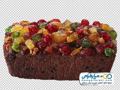 دانلود تصویر png کیک میوه ای خانگی