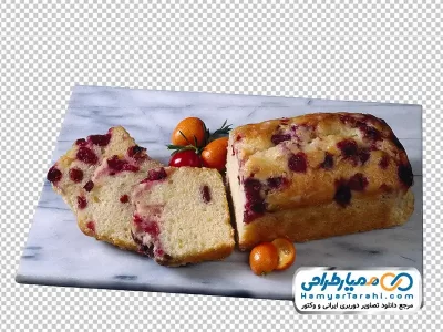 دانلود تصویر png کیک آلبالویی خانگی