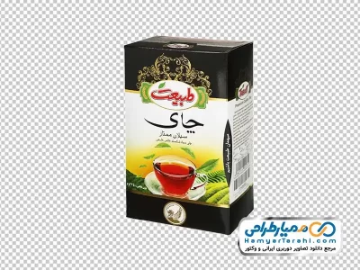 تصویر png کارتن چای خشک