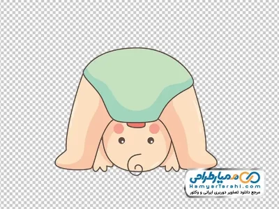 نقاشی نوزاد با فرمت png