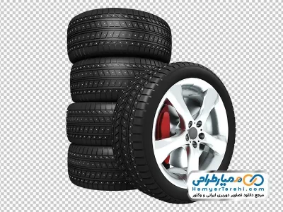 دانلود تصویر وکتوری لاستیک ماشین