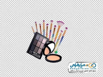 تصویر بدون پس زمینه براش و پالت سایه چشم
