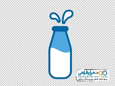 دانلود نقاشی شیشه شیر
