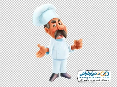 عکس وکتوری آشپز با فرمت png
